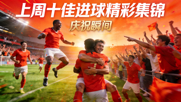 上周十佳进球精彩集锦视频封面图，展示进球庆祝瞬间